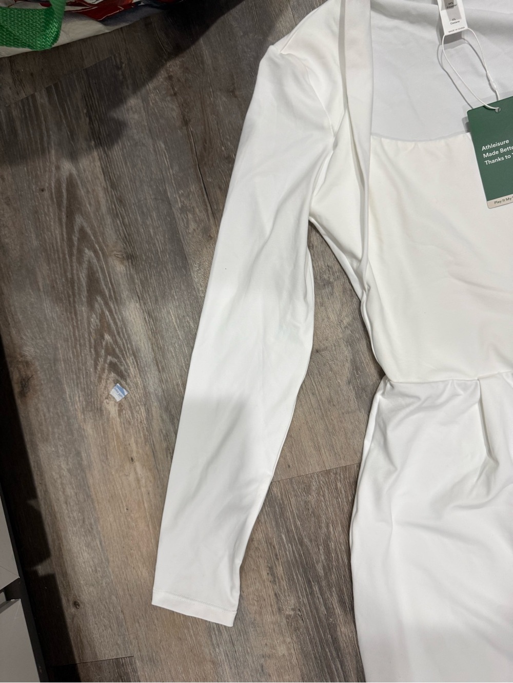 HALARA White Long-Sleeve Wide-Leg Jumpsuit - Picture 7 of 12